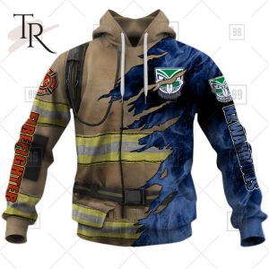 NRL New Zealand Warriors Special Design With Firefighter Hoodie 3D