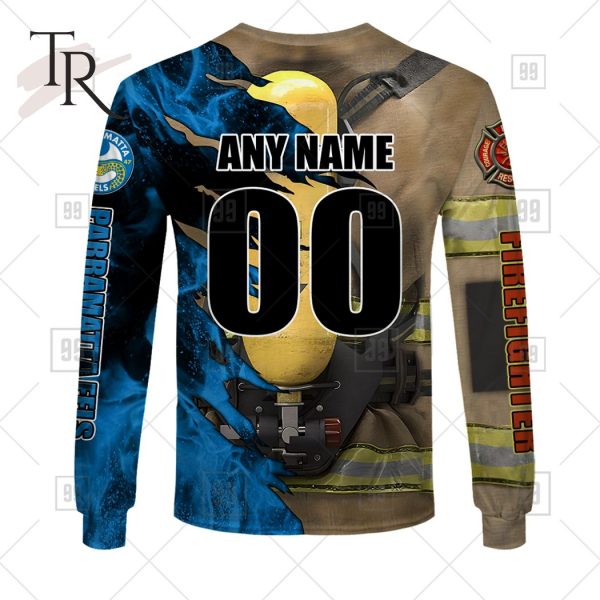 NRL Parramatta Eels Special Design With Firefighter Hoodie 3D