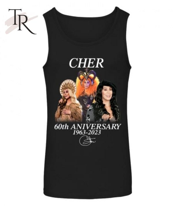 Cher 60th Anniversary 1963 – 2023 Signature T-Shirt – Limited Edition