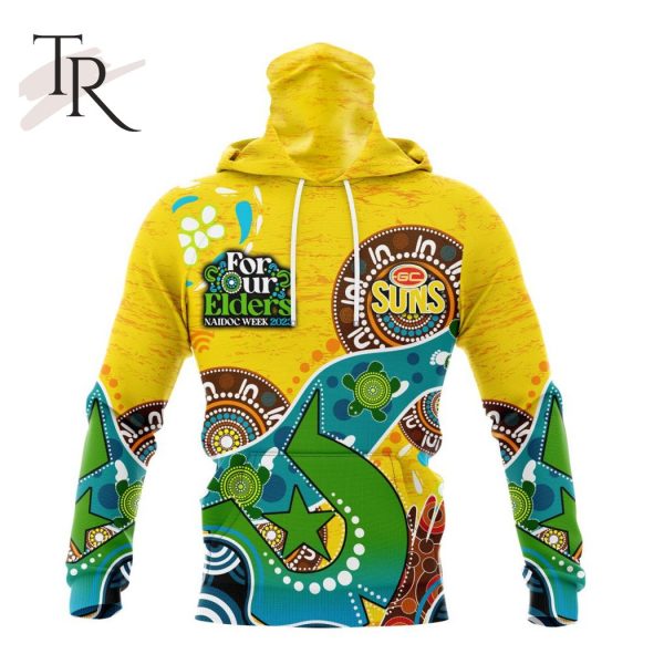Personalized AFL Gold Coast Suns Special Design For NAIDOC Week For Our Elders Hoodie 3D