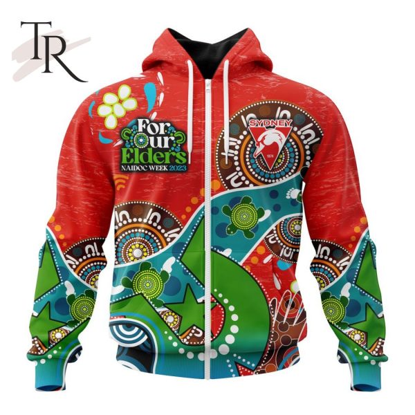 Personalized AFL Sydney Swans Special Design For NAIDOC Week For Our Elders Hoodie 3D