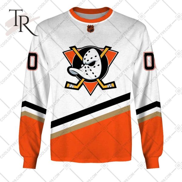 NHL Anaheim Ducks Reverse Retro 2223 Style Hoodie 3D