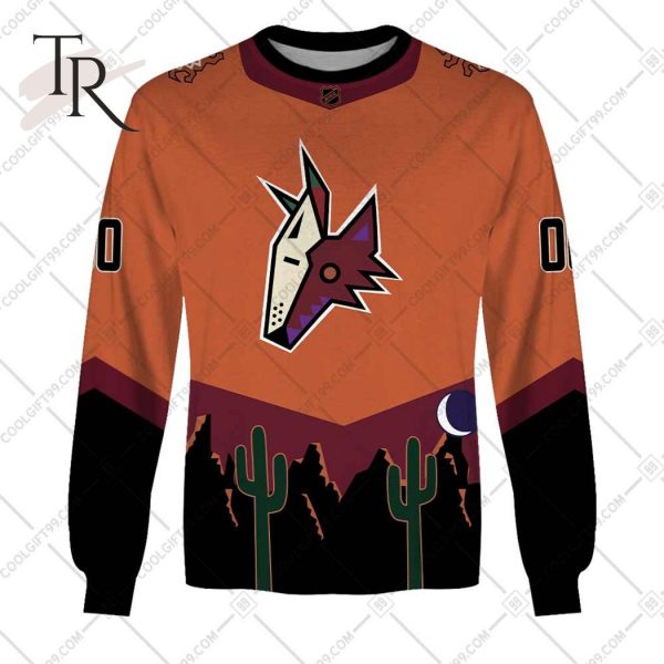 NHL Arizona Coyotes Reverse Retro 2223 Style Hoodie 3D