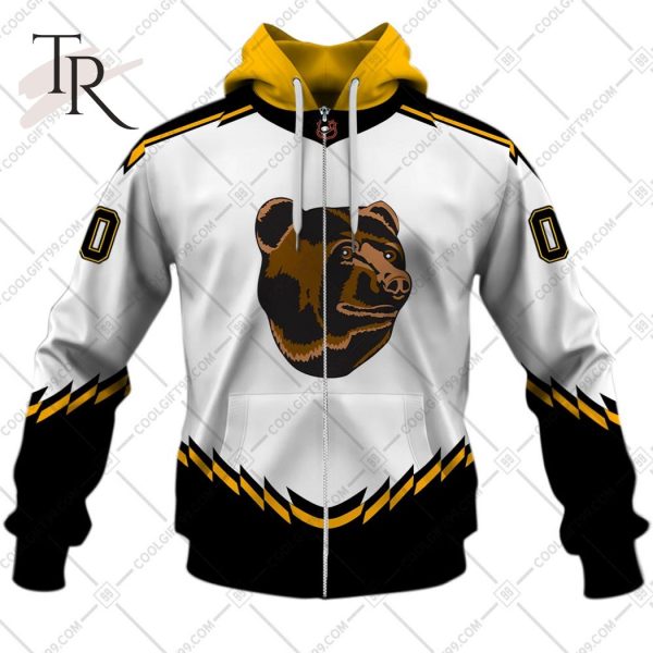 NHL Boston Bruins Reverse Retro 2223 Style Hoodie 3D