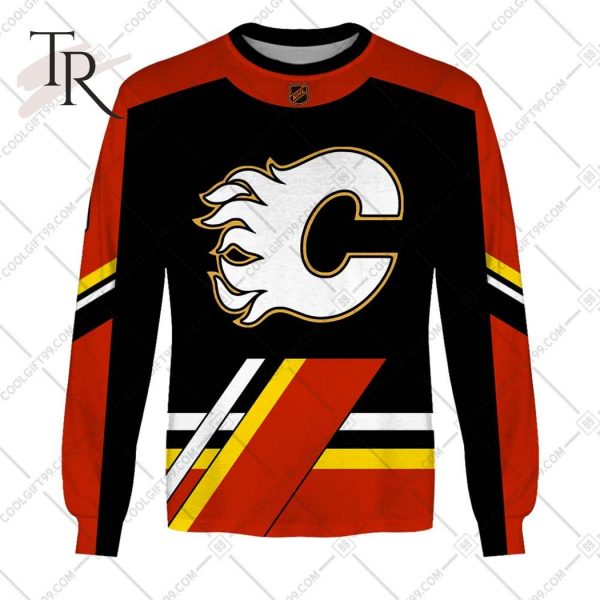 NHL Calgary Flames Reverse Retro 2223 Style Hoodie 3D