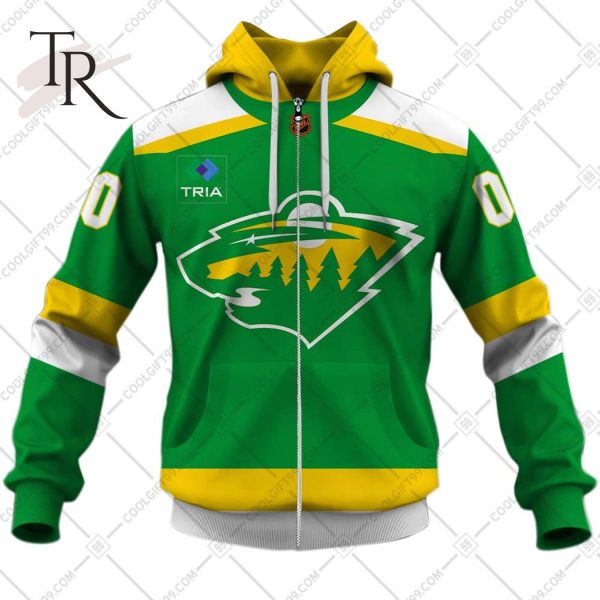 NHL Minnesota Wild Reverse Retro 2223 Style Hoodie 3D