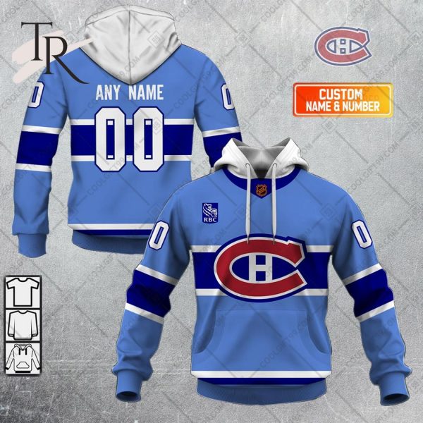NHL Montreal Canadiens Reverse Retro 2223 Style Hoodie 3D