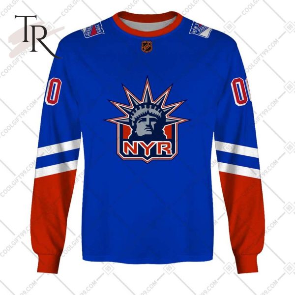 NHL New York Rangers Reverse Retro 2223 Style Hoodie 3D