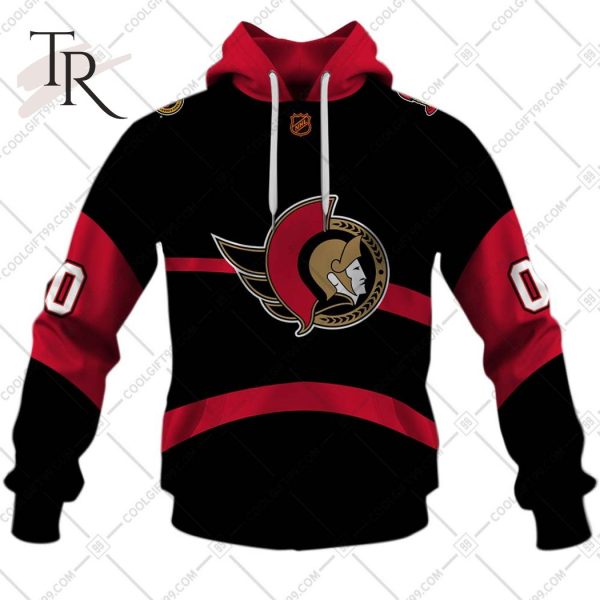 NHL Ottawa Senators Reverse Retro 2223 Style Hoodie 3D