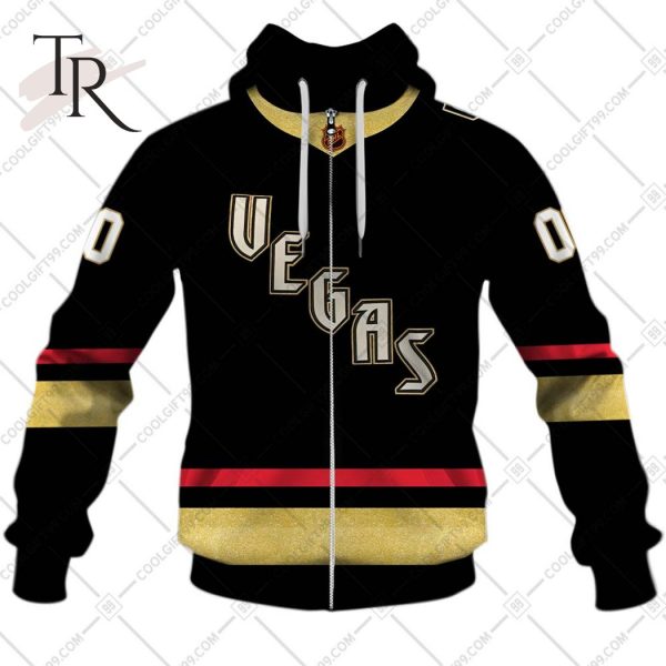 NHL Vegas Golden Knights Reverse Retro 2223 Style Hoodie 3D