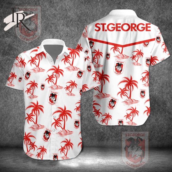 NRL St. George Illawarra Dragons Hawaiian Shirt