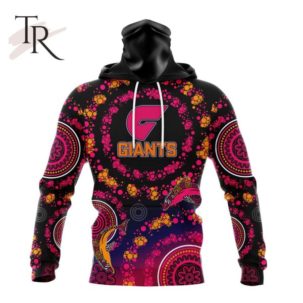 Customized AFL Greater Western Sydney Giants Special Pink Breast Cancer Design Hoodie 3D