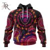 Customized AFL St Kilda Football Club Special Pink Breast Cancer Design Hoodie 3D