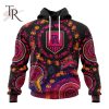 Customized AFL Richmond Tigers Special Pink Breast Cancer Design Hoodie 3D