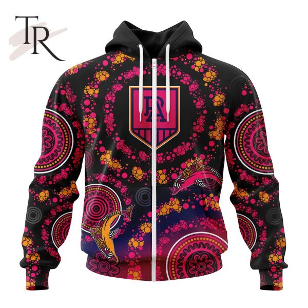 Customized AFL Port Adelaide Football Club Special Pink Breast Cancer Design Hoodie 3D