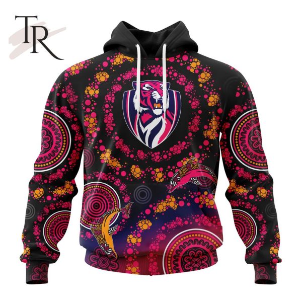 Customized AFL Richmond Tigers Special Pink Breast Cancer Design Hoodie 3D