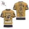Customized NHL Vegas Golden Knights UKNIGHT The REALM White Hoodie 3D