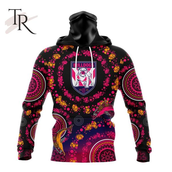 Customized NRL Canterbury-Bankstown Bulldogs Special Pink Breast Cancer Design Hoodie 3D
