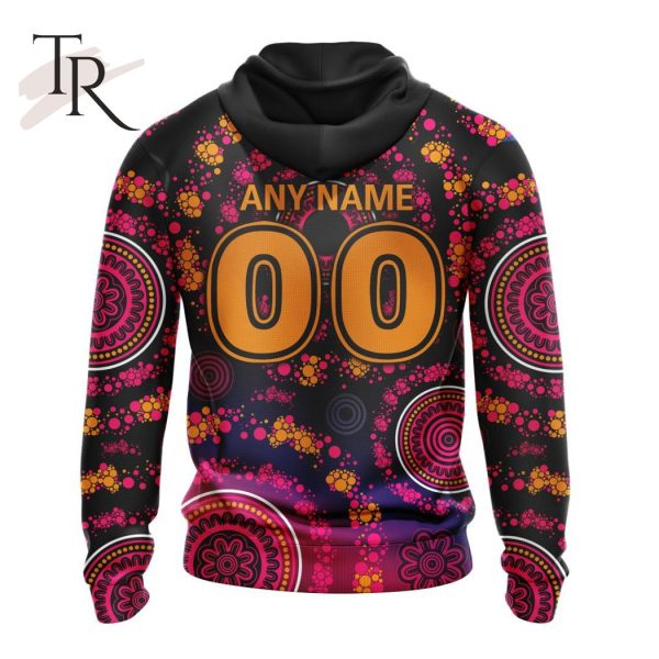 Customized NRL New Zealand Warriors Special Pink Breast Cancer Design Hoodie 3D