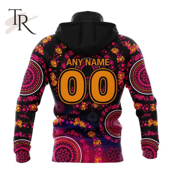 Customized NRL New Zealand Warriors Special Pink Breast Cancer Design Hoodie 3D