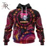 Customized NRL New Zealand Warriors Special Pink Breast Cancer Design Hoodie 3D