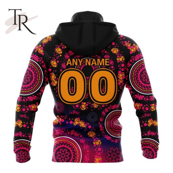 Customized NRL North Queensland Cowboys Special Pink Breast Cancer Design Hoodie 3D