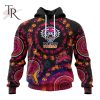 Customized AFL Melbourne Football Club Special Pink Breast Cancer Design Hoodie 3D