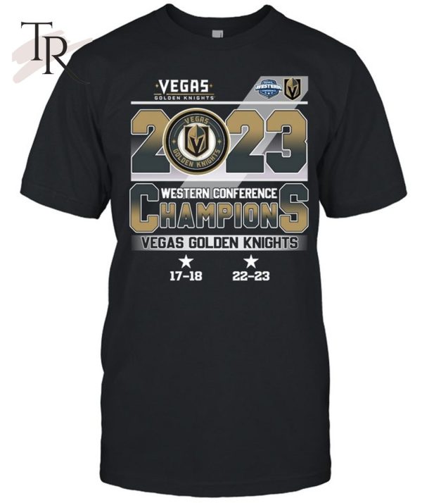 Vegas Golden Knights 2023 Western Conference Champions T-Shirt – Limited Edition