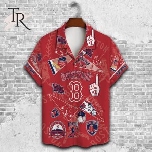 Boston Red Sox Major League Baseball 3D Print Hawaiian Shirt