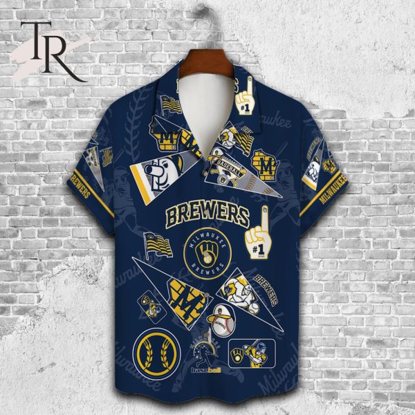 Milwaukee Brewers MLB Custom Number And Name 3D Hoodie For Men And