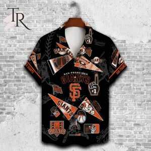 Custom Name MLB San Francisco Giants Special Hawaiian Design Button Shirt -  Torunstyle
