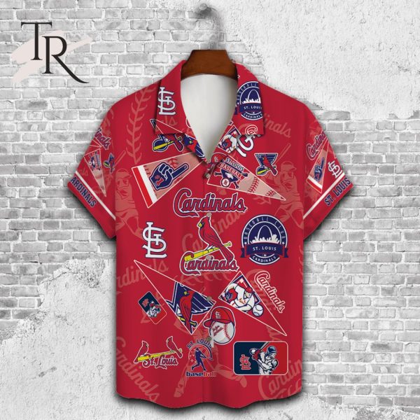 St. Louis Cardinals Major League Baseball 3D Print Hawaiian Shirt