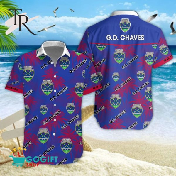 G.D. Chaves Liga Portugal Hawaiian Shirt