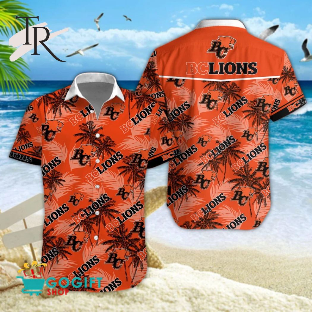 CFL Fans BC Lions Aloha Logo Baseball Jersey Shirt For Men And