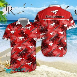 CFL Calgary Stampeders Hawaiian Shirt