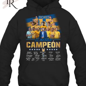 Tigres 2023 Liga BBVA Clausura Campeon Signed T-Shirt – Limited Edition