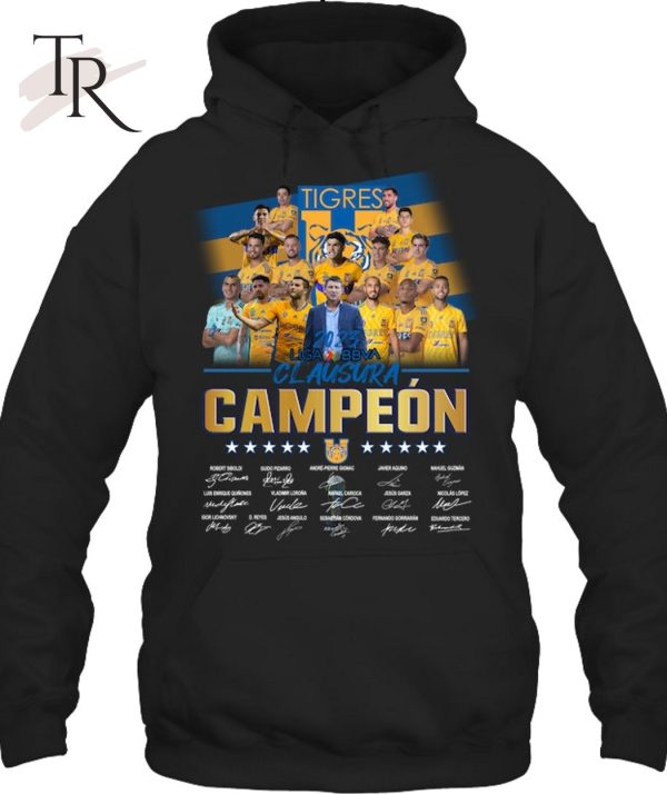 Tigres 2023 Liga BBVA Clausura Campeon Signed T-Shirt – Limited Edition