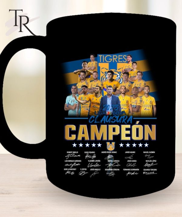 Tigres 2023 Liga BBVA Clausura Campeon Signed T-Shirt – Limited Edition