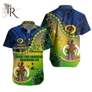 Malampa Province Of Vanuatu Hawaiian Shirt Tugeta Yumi Selebretem Indipendens Dei