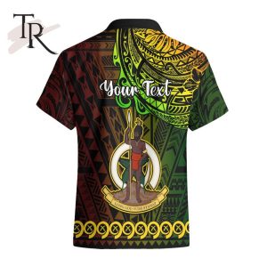 Personalised Father Day Vanuatu Hawaiian Shirt I Love You Dad Reggae Version