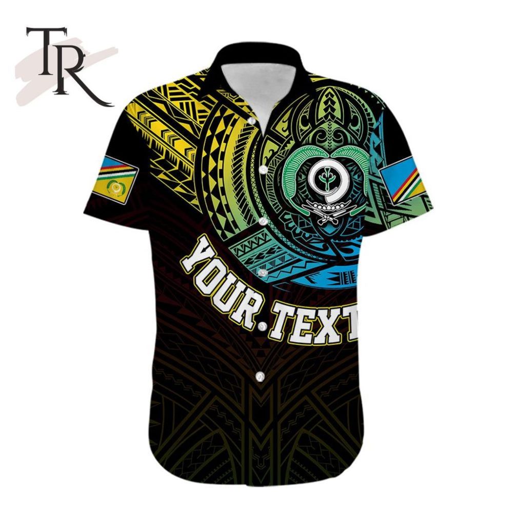 Vanuatu Hawaiian Shirt Tribal Grunge Style