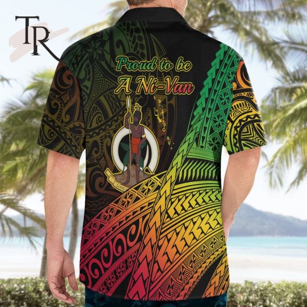 Polynesian Pride Vanuatu Hawaiian Shirt Proud To Be A Ni-Van