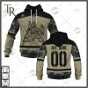 Personalized NHL Boston Bruins Camo Military Appreciation Team Authentic Custom Practice Jersey Hoodie 3D