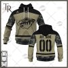 Personalized NHL Montreal Canadiens Camo Military Appreciation Team Authentic Custom Practice Jersey Hoodie 3D