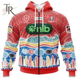 NRL Newcastle Knights Special Indigenous Design 2023 Hoodie 3D