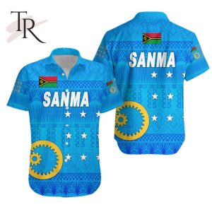 Sanma Province Hawaiian Shirt Vanuatu Pattern Traditional Style