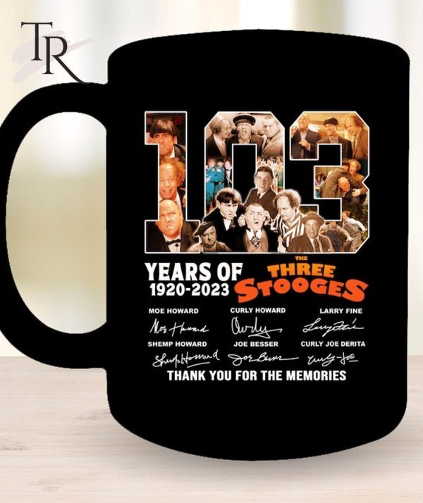 103 Years Of 1920 – 2023 The Three Stooges Signed Thank You For The Memories Unisex T-Shirt – Limited Edition