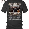 54 Years Of 1969 – 2023 Earth, Wind & Fire Thank You For The Memories Unisex T-Shirt – Limited Edition