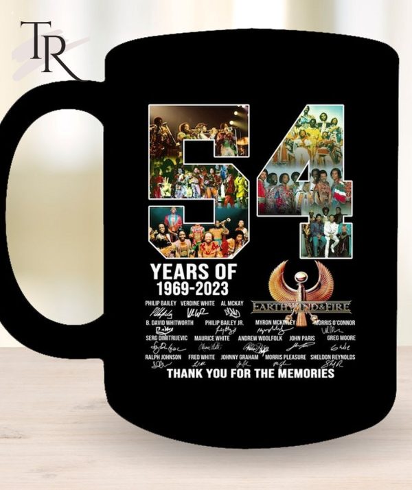 54 Years Of 1969 – 2023 Earth, Wind & Fire Thank You For The Memories Unisex T-Shirt – Limited Edition