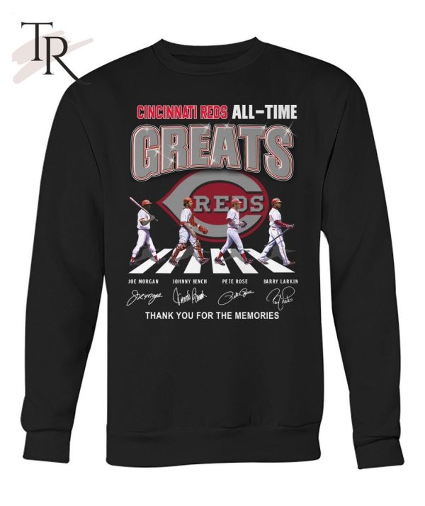 Cincinnati Reds All-Time Greats Thank You For The Memories Unisex T-Shirt – Limited Edition